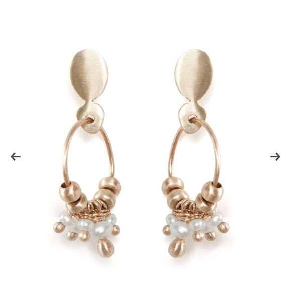 catbird Jewelry - Catbird Nancy Kraskin Genuine Pearl Cluster 14k solid Gold Earrings paid $410